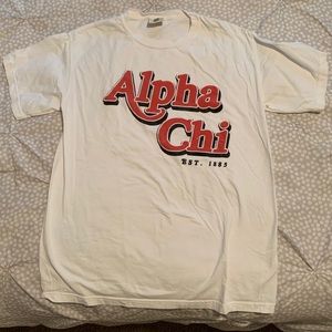 Comfort colors Alpha Chi Omega tshirt